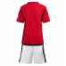 Manchester United Hemmakläder Barn 2023-24 Kortärmad (+ Korta byxor)